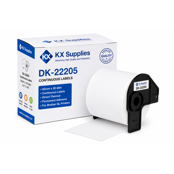 Brother DK Label Rolls | Genuine & Compatible Labels for Brother
